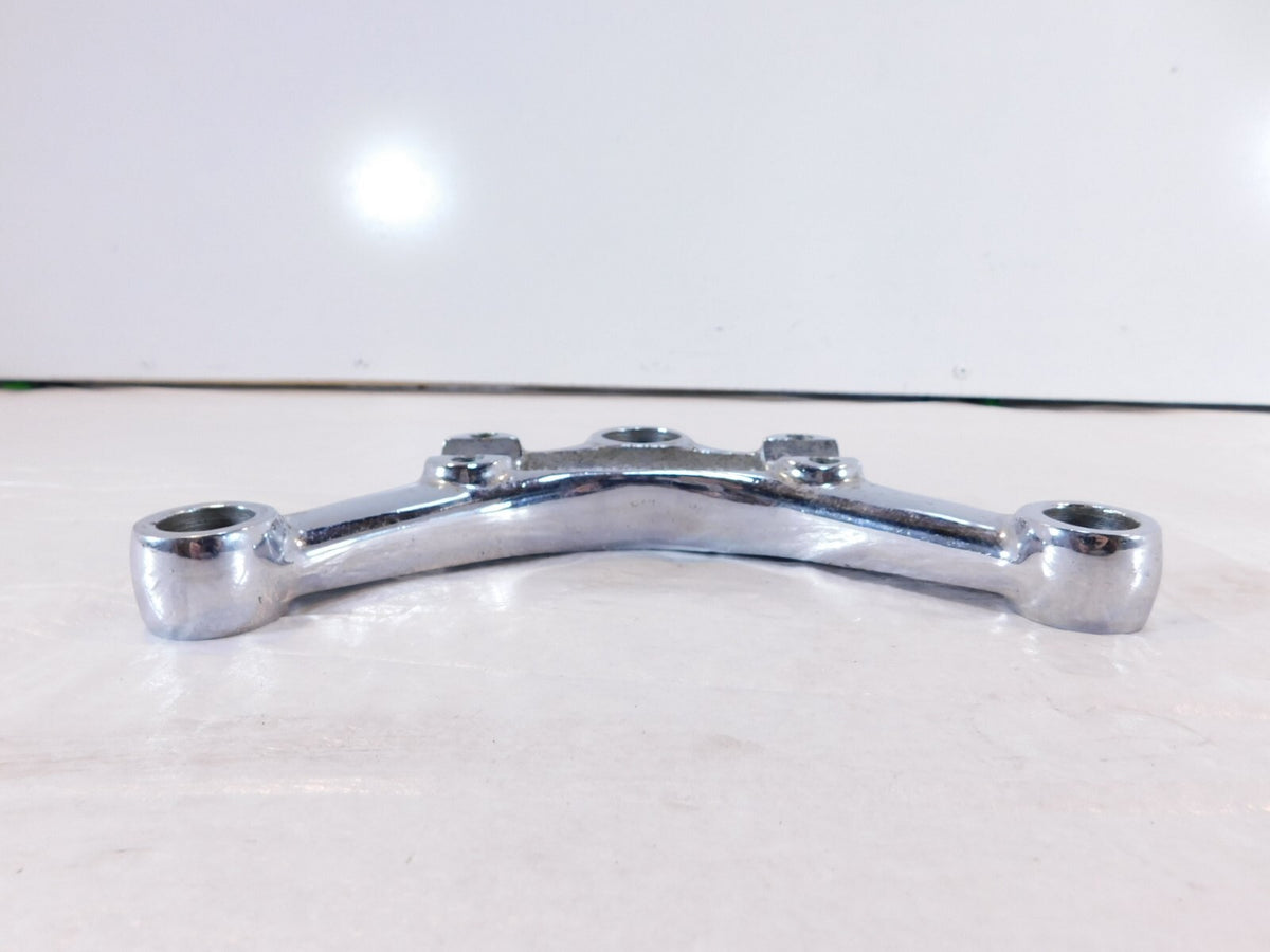 BSA Chrome Front Upper Fork Tree Bracket / Handlebar Mount P/N: 45-3052 - C3 Cycle