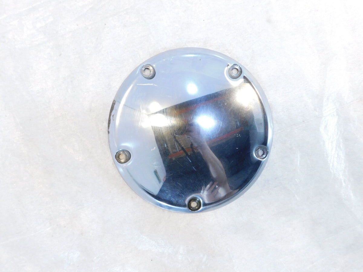 Harley Davidson Twin Cam Touring Dyna Softail Chrome Derby Clutch Cover 25415-99 - C3 Cycle