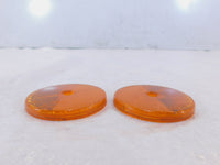2008-2016 Triumph Street Triple 675 675R Front Fender Mudguard Amber Reflectors - C3 Cycle
