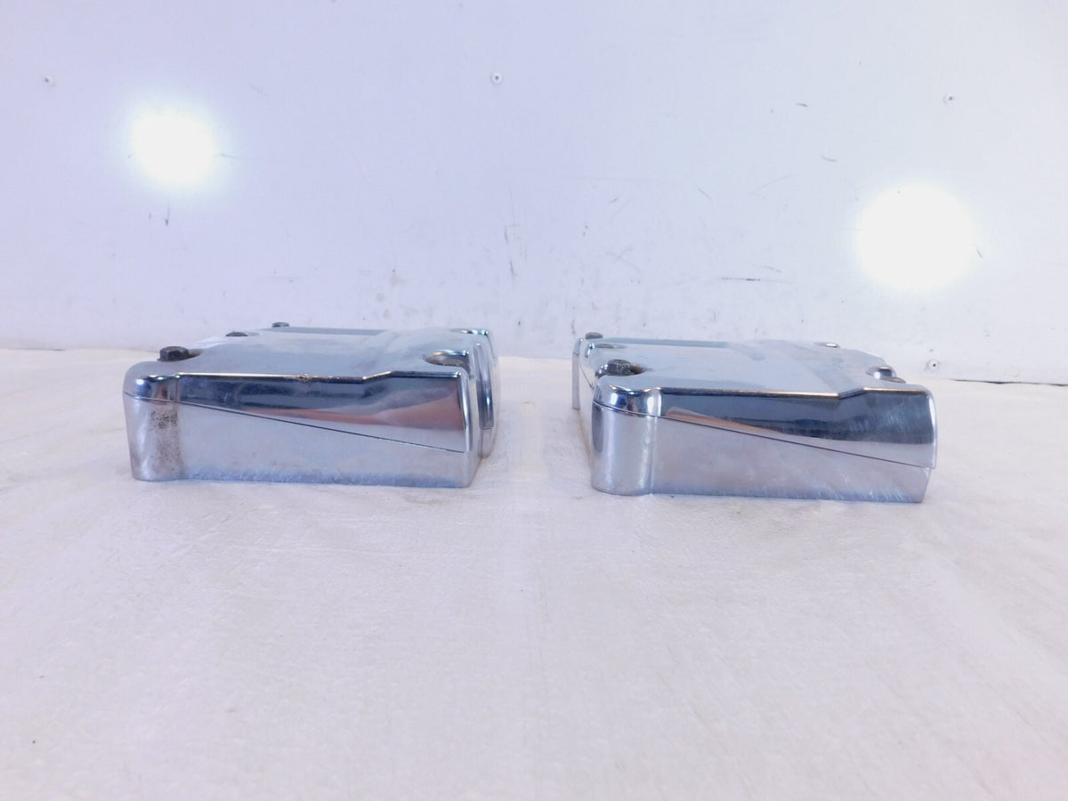 Harley Davidson Touring Dyna & Softail Chrome Cylinder Head Rocker Boxes - C3 Cycle