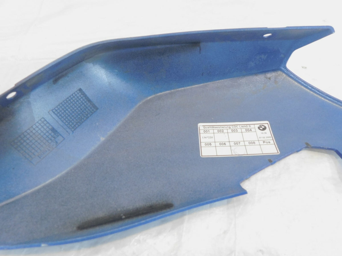 2003-2009 BMW K1200S K1200-S Blue Left Rear Tail Section Fairing Cowling Cover - C3 Cycle