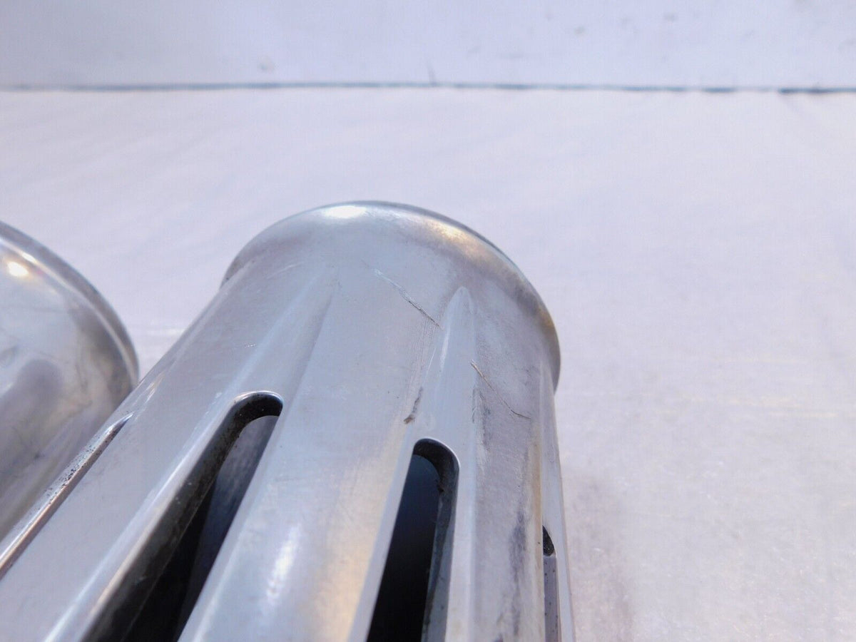 Harley TRoad King & Electra Glide & Softail Slotted Front Fork Slider Cover Tins - C3 Cycle