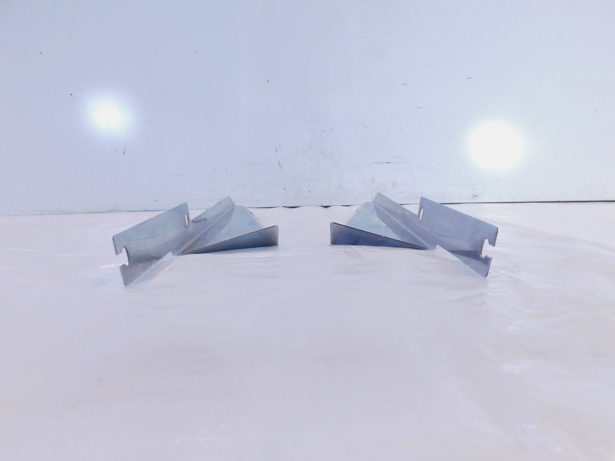 Harley Davidson Touring Electra Glide Chrome Front Fork Air Deflector Brackets - C3 Cycle