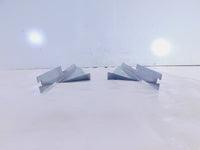 Harley Davidson Touring Electra Glide Chrome Front Fork Air Deflector Brackets - C3 Cycle