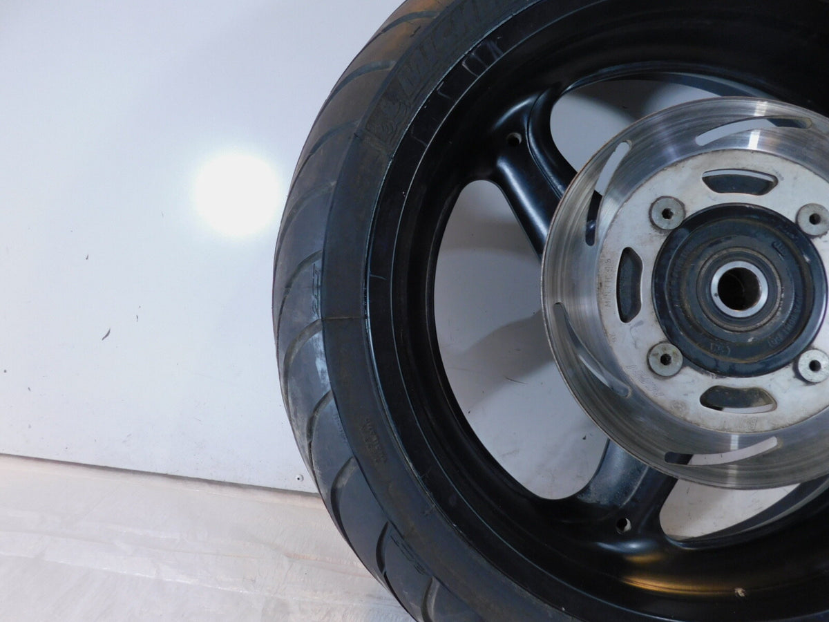01-02 Buell M2 Cyclone S3 Thunderbolt & X1 Lightning Black Rear Wheel Rim & Tire