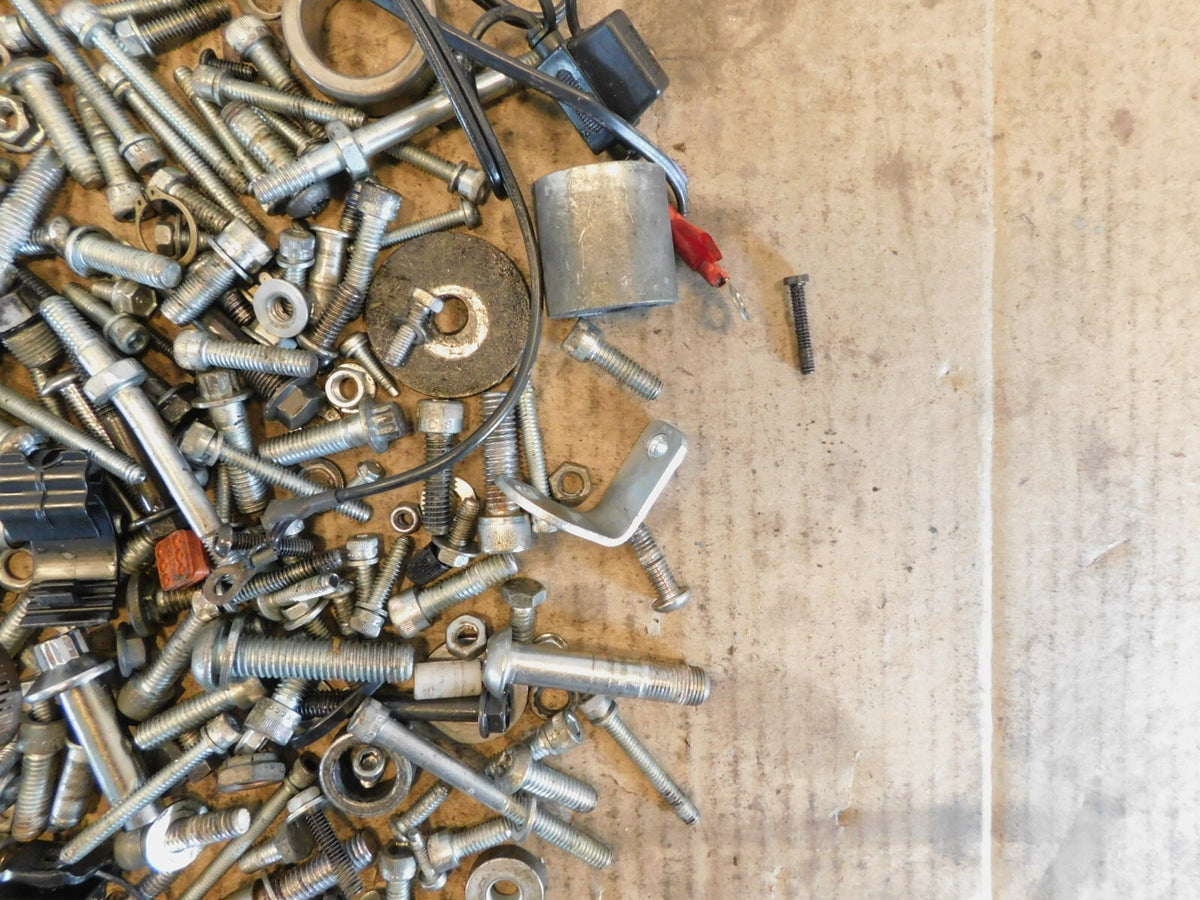07 Harley Davidson Sportster XL1200C Custom Nuts Bolts Brackets Parts Box Lot - C3 Cycle