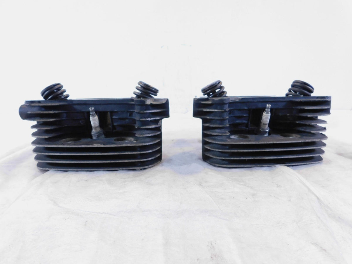 1991-2003 Harley Davidson Sportster XLH 1200 Black Cylinder Heads w/ Valves - C3 Cycle