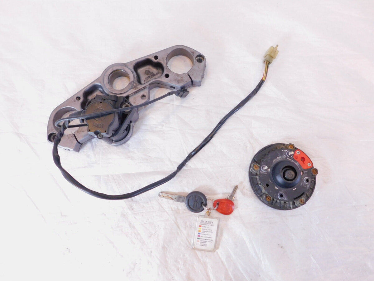 Moto Guzzi Norge GT Breva 1100 1200 Ignition Key Switch Steering Lock Gas Cap - C3 Cycle