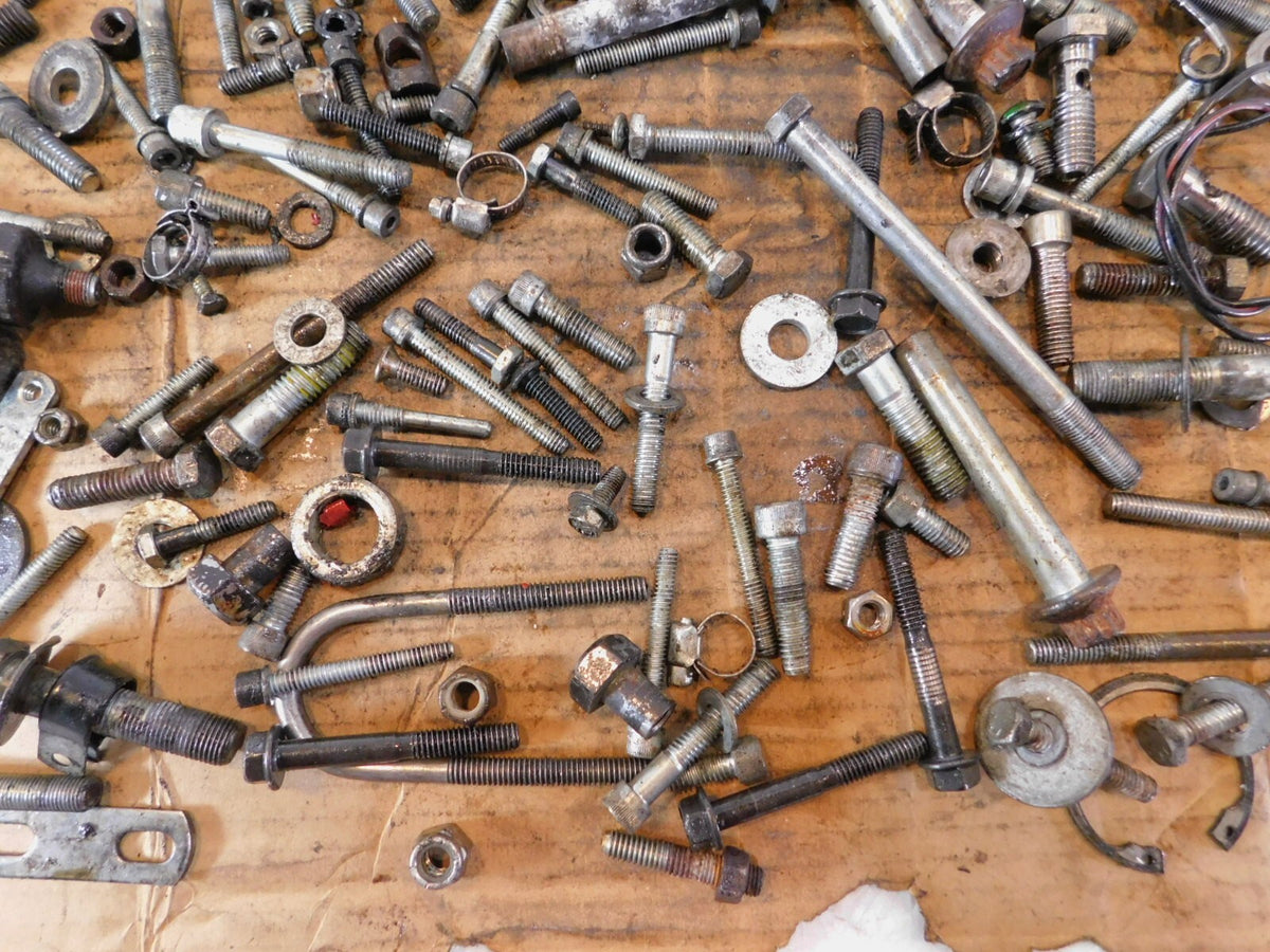 1988 Harley Davidson Sportster 883 1200 Hardware Nut Bolt Brackets Parts Box Lot - C3 Cycle