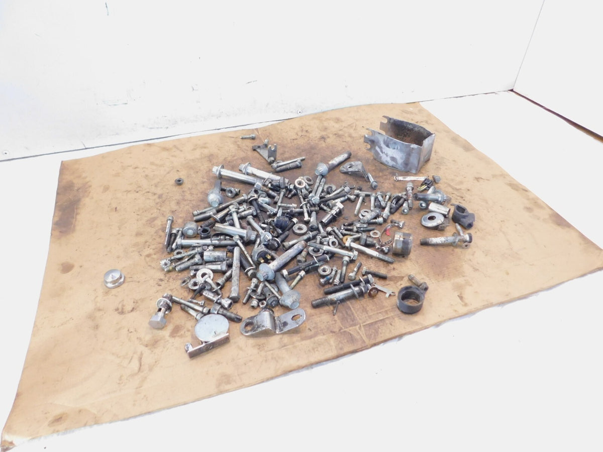 98 Harley Davidson Dyna Wide Glide FXDWG Engine Nut Bolt Brackets Parts Box Lot - C3 Cycle