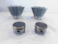 Harley Davidson Sportster 883 Custom & Low Silver Cylinders Barrels w/ Pistons - C3 Cycle