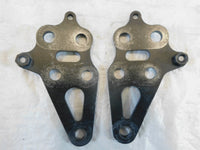 Pair Black 2008-2016 Polaris Victory Vision Engine Motor Mount Rear Brackets - C3 Cycle