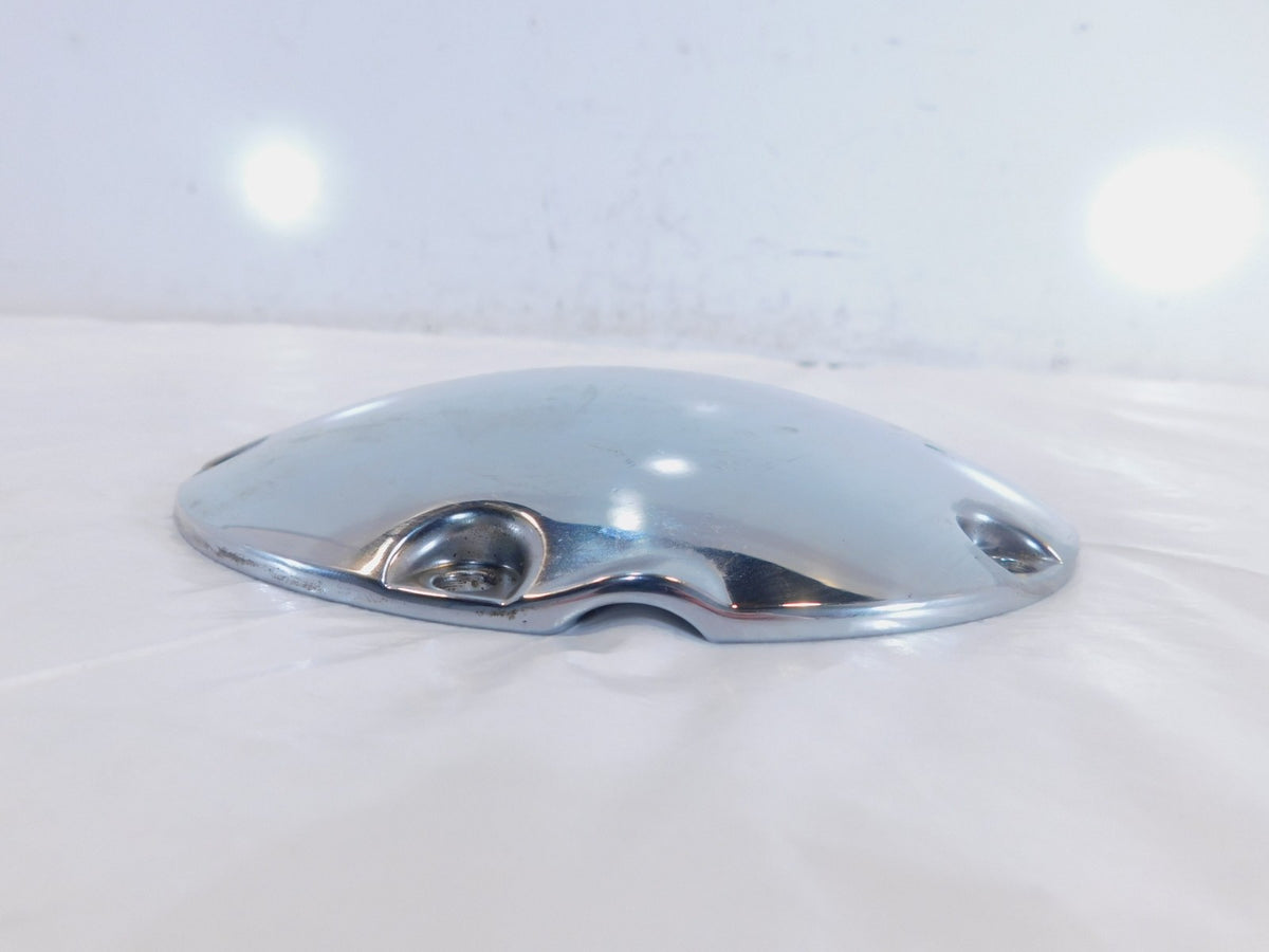 Harley Sportster 883 1200 Left Engine Motor Chrome Clutch Inspection Derby Cover - C3 Cycle