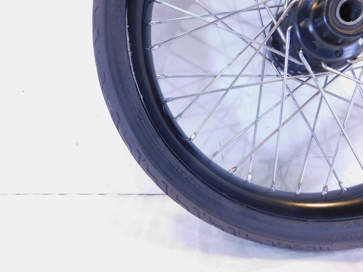 2011-2013 Harley Davidson Softail Blackline Laced Front Wheel Rim & Tire - BENT - C3 Cycle