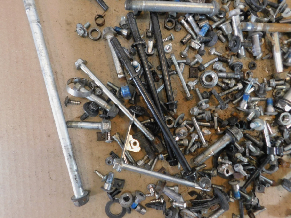 2011 11 Suzuki Burgman 400 AN400 Misc. Nuts Bolts & Brackets Parts Box Lot - C3 Cycle