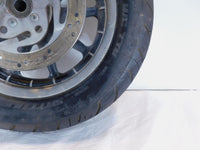 Harley Touring Road Street & Electra Glide Black Mag Cast Rear Wheel Rim & Tire - C3 Cycle