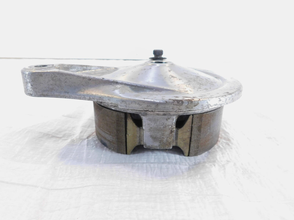 1985-1986 Honda VT500 VT500C Shadow 500 Silver Rear Wheel Brake Drum Shoe Panel - C3 Cycle
