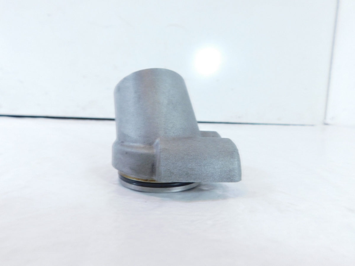 06-10 Harley Dyna Super Glide Custom Street Bob Silver Oil Tank Dip Stick Spout - C3 Cycle