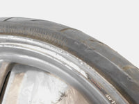 2006-2016 Triumph Daytona 675 Spoked Front Wheel Rim & Tire 3.5" x 17" - Cracked - C3 Cycle