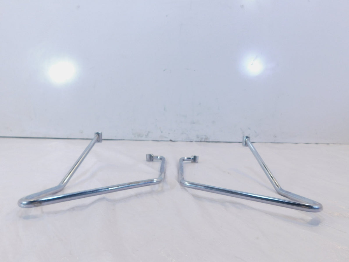 1994-2003 Harley Davidson Sportster 883 1200 Chrome Saddlebag Guard Rail Bars - C3 Cycle
