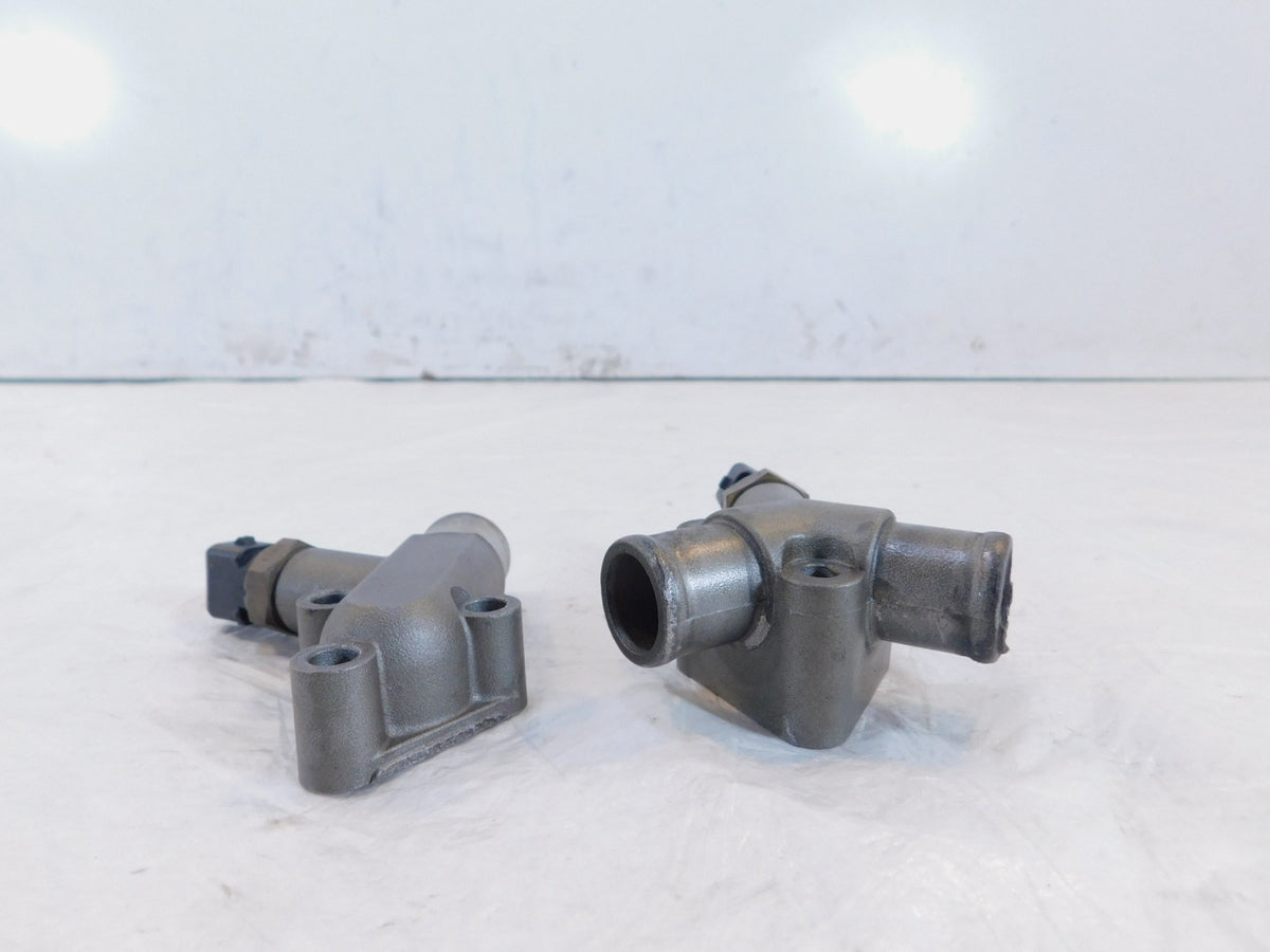 Ducati Sport Touring ST4 Cylinder Head Water Output Connectors w/ Temp Switches - C3 Cycle