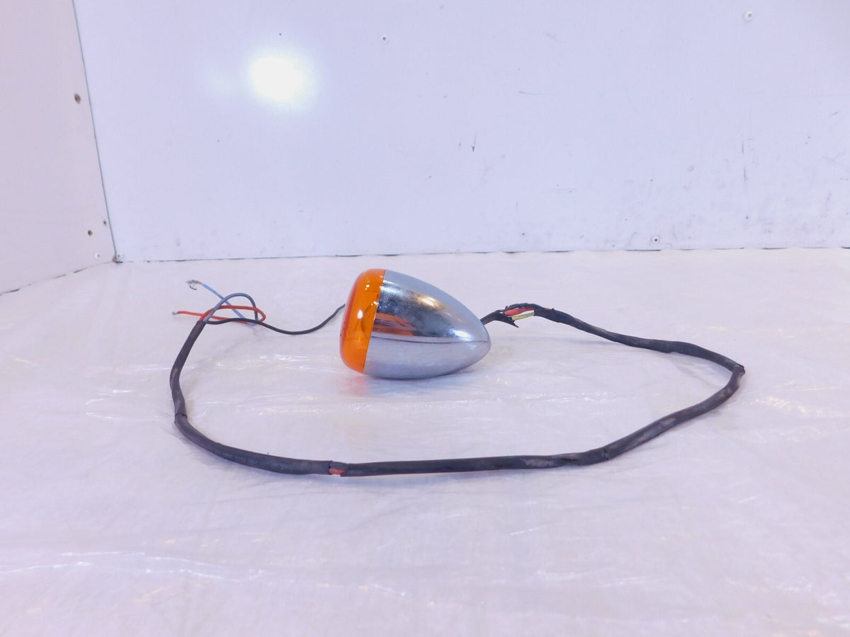 Harley Davidson Sportster Softail Dyna V-Rod Chrome Front Turn Signal Indicator