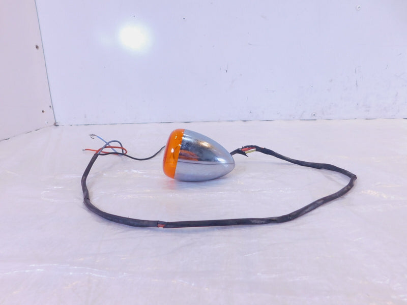 Harley Davidson Sportster Softail Dyna V-Rod Chrome Front Turn Signal Indicator