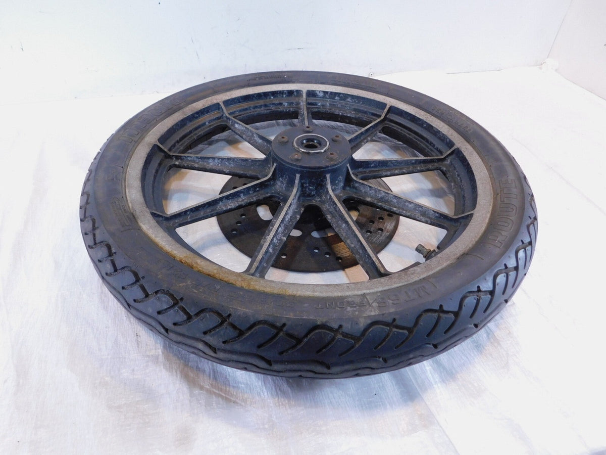 Harley Davidson Sportster 883 & 1200 19" Cast Front Wheel Rim w/ Tire & Rotor - C3 Cycle