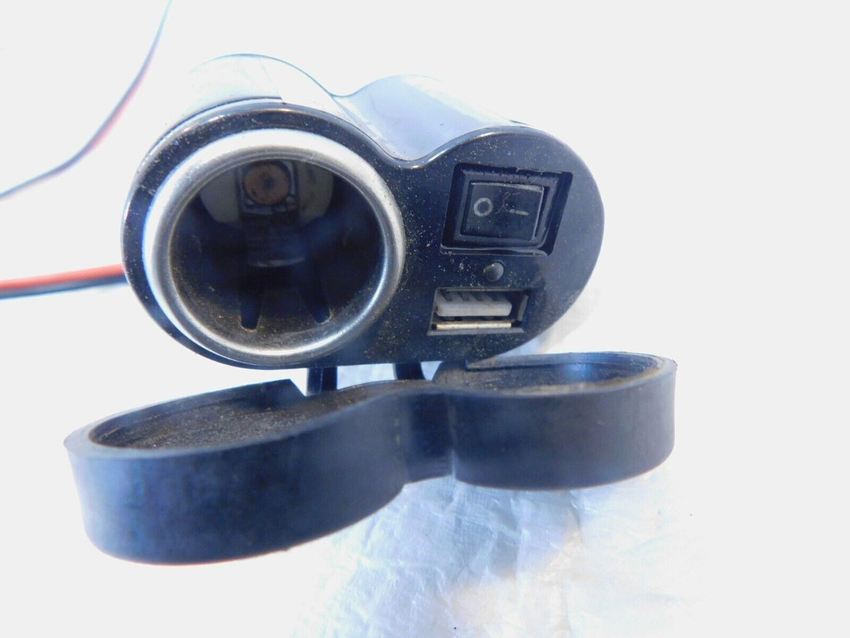 2005-2009 Yamaha V-Star 1100 XVS1100 Midnight Custom Charger Port Plug Socket - C3 Cycle