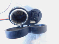 2005-2009 Yamaha V-Star 1100 XVS1100 Midnight Custom Charger Port Plug Socket - C3 Cycle