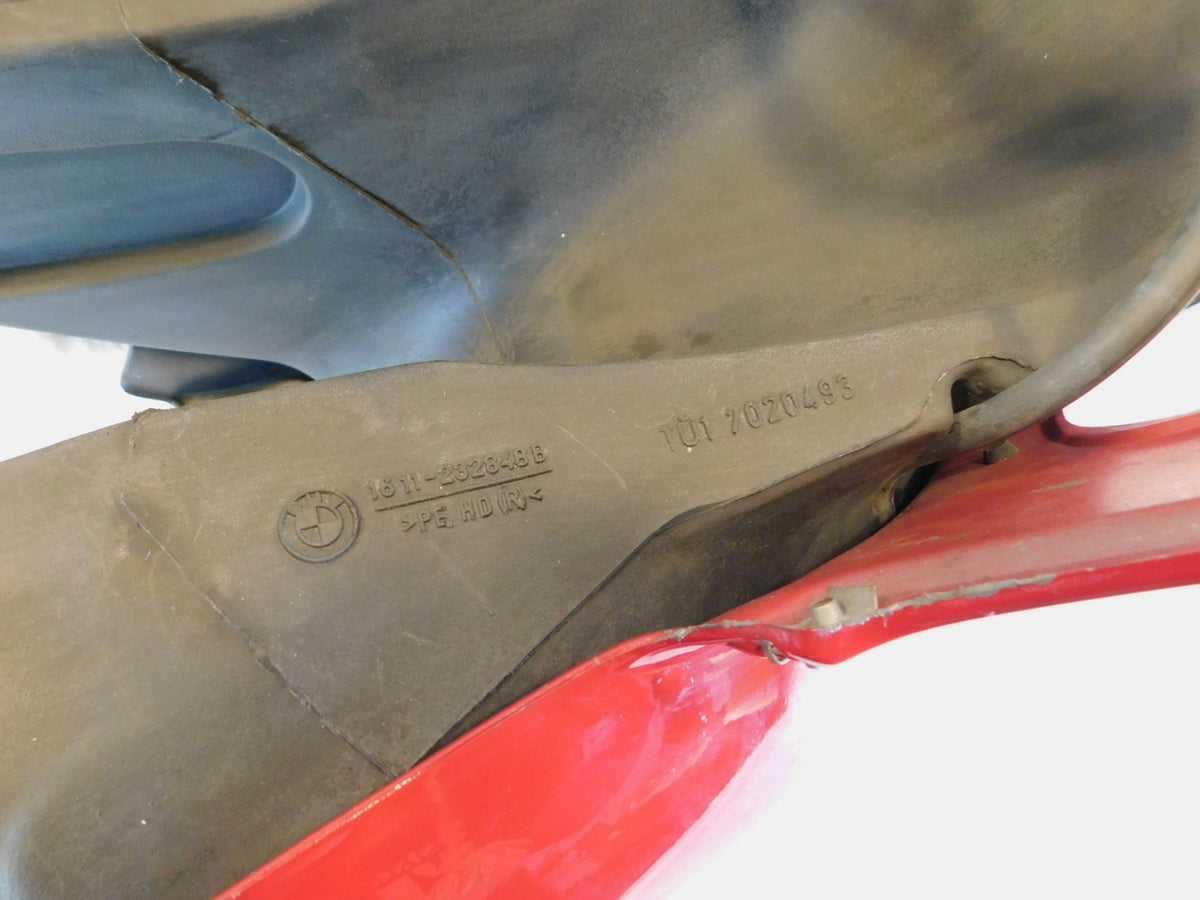 97-00 BMW F650 Funduro F650ST Gas Petrol Fuel Tank Reservoir Cell & Red Cover - C3 Cycle
