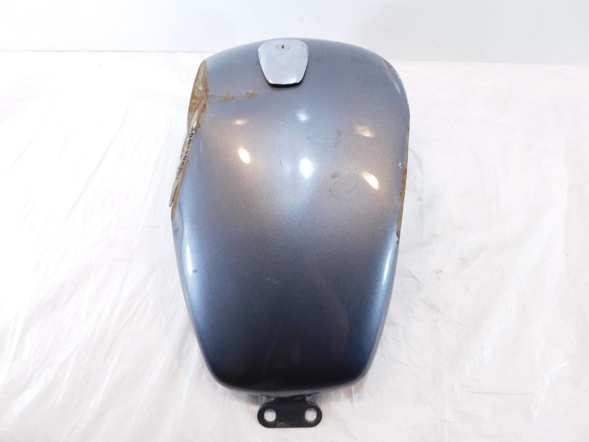 2005-2009 Suzuki Boulevard S83 VS1400 Gray Gas Petrol Fuel Tank Reservoir dented - C3 Cycle