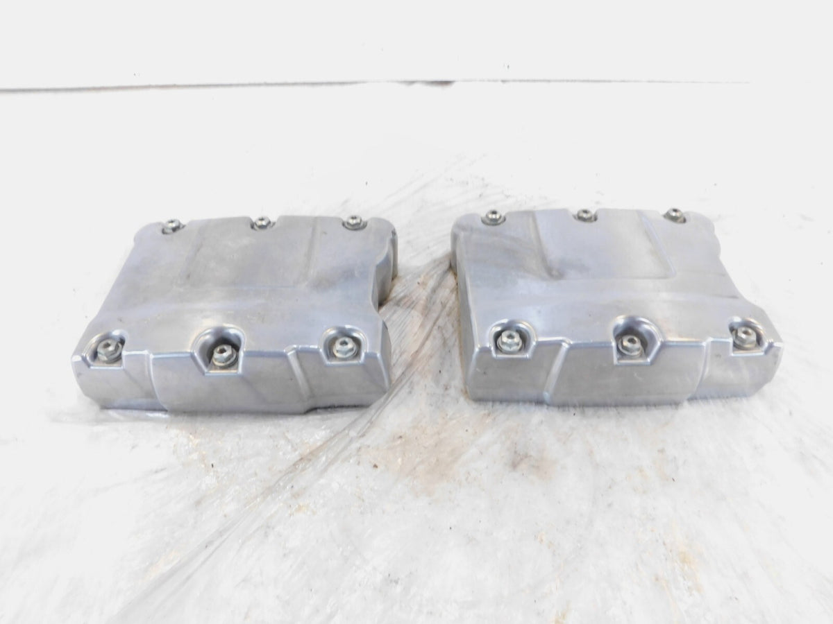 Harley Polished Twin Cam Touring Dyna Softail Cylinder Head Rocker Boxes & Arms - C3 Cycle