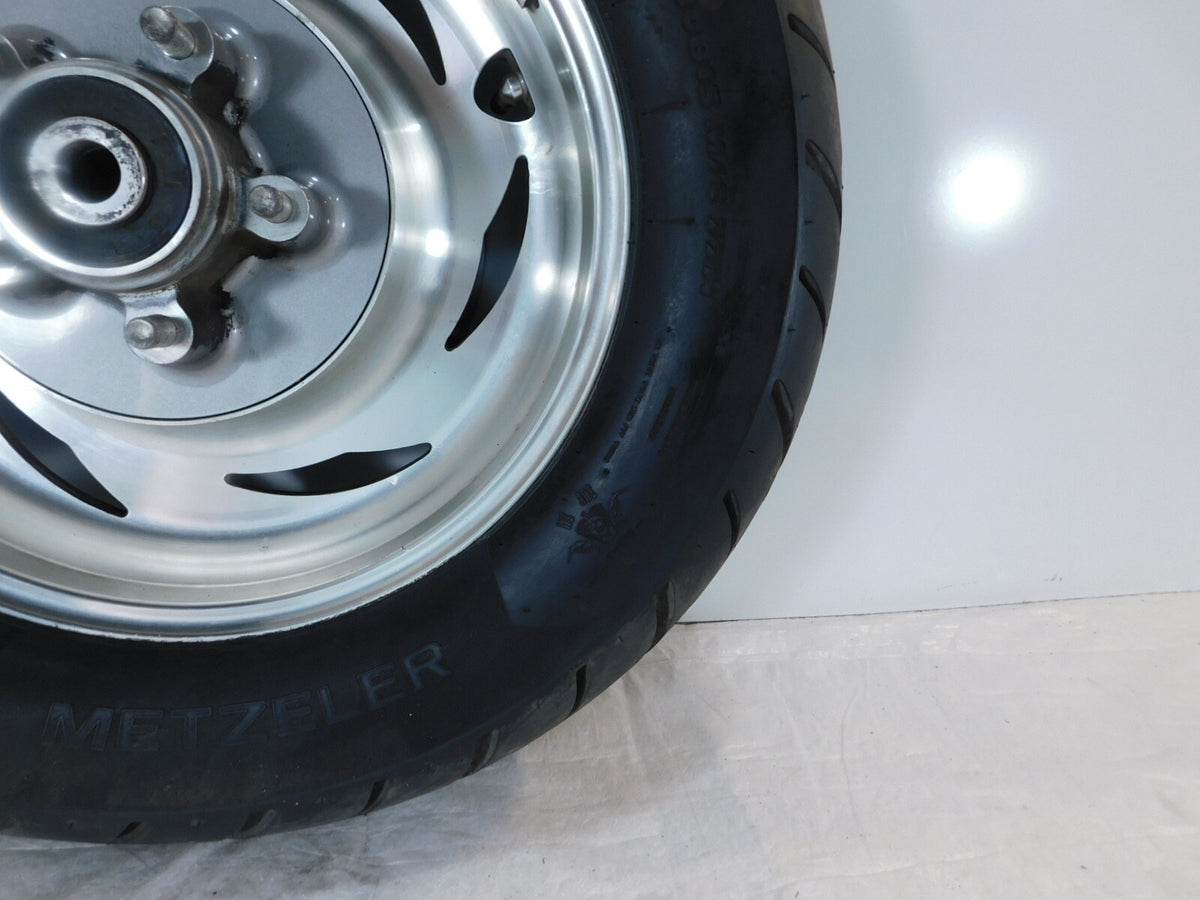 Triumph America & Speedmaster Silver Cast Back Rear Wheel Rim & Rotor & Cush Hub