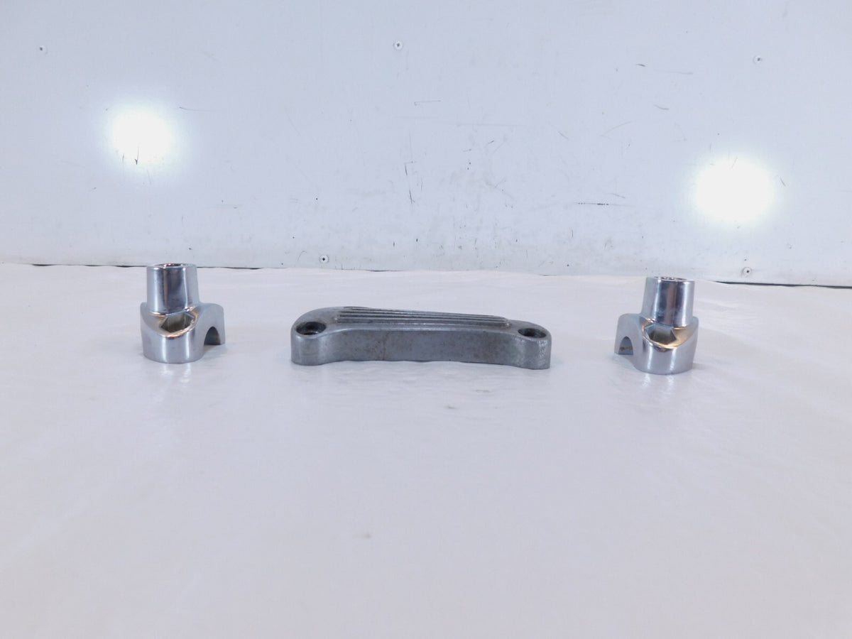 Harley Davidson Sportster 883 1200 Top Chrome Handlebar Handle Bar Riser Bracket - C3 Cycle