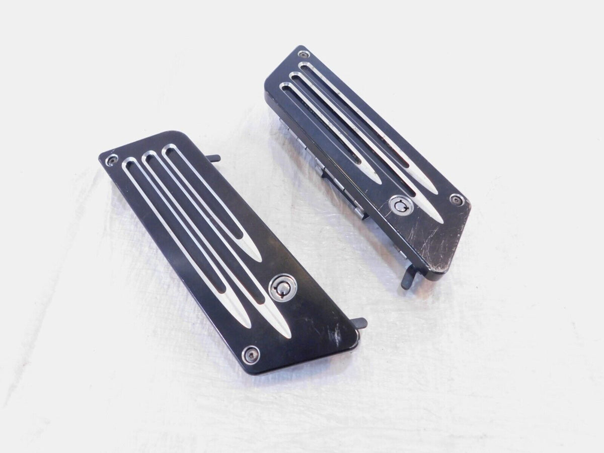 Harley Touring Electra Street Glide Road King Red Right Saddlebag Latch Cover - C3 Cycle