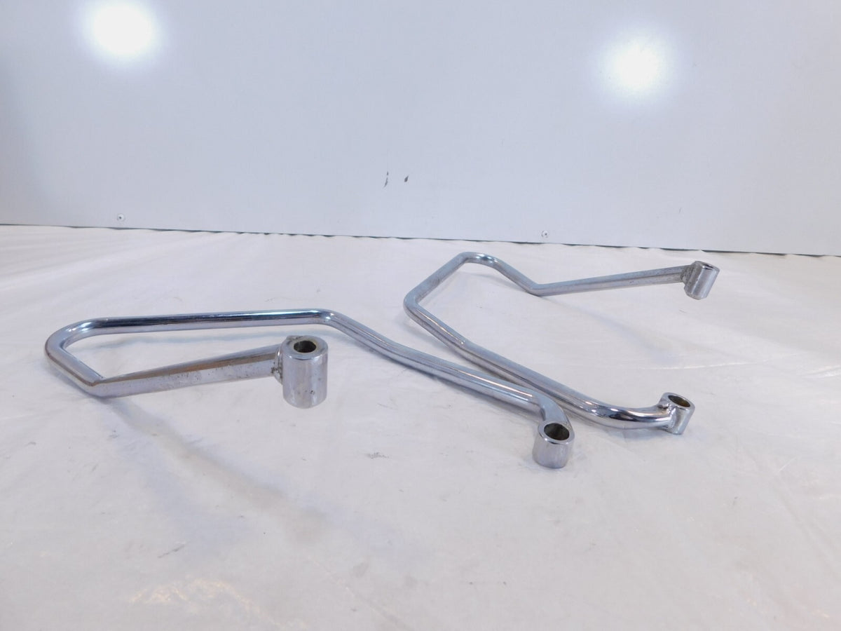 1994-2003 Harley Davidson Sportster 883 1200 Chrome Saddlebag Guard Rail Bars - C3 Cycle