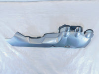 Honda GL1800 Goldwing 1800 Silver Right Exhaust Header Pipe Muffler Shield Cover - C3 Cycle