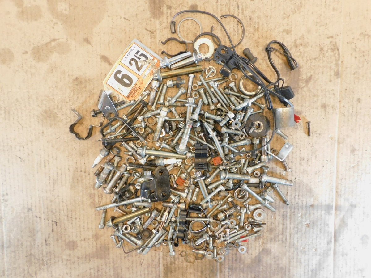 07 Harley Davidson Sportster XL1200C Custom Nuts Bolts Brackets Parts Box Lot - C3 Cycle