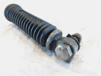 One Harley Touring FXR Dyna Sportster & Softail Black Rubber Footpeg Footrest - C3 Cycle