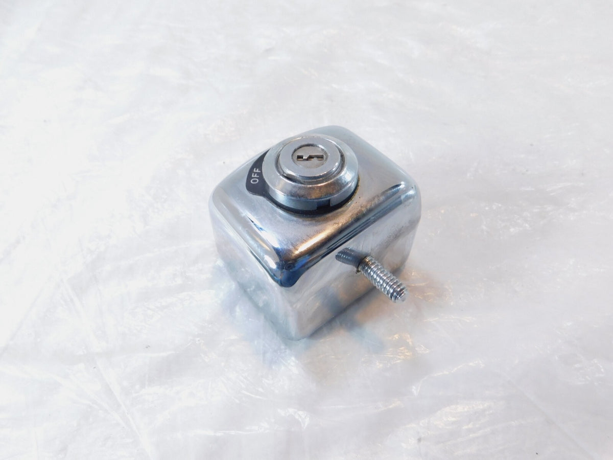 Harley Davidson Sportster XLH 883 1200 Chrome Ignition Switch & Cover -No Key - C3 Cycle