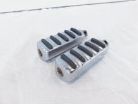 Harley Touring FXR Dyna Sportster & Softail Chrome & Rubber Footpegs Footrests - C3 Cycle