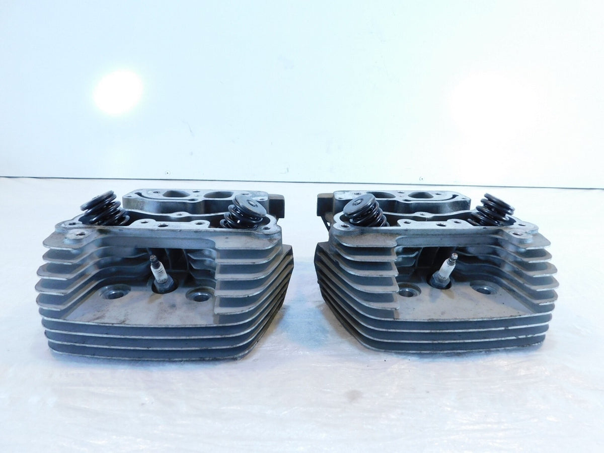 Harley Davidson Touring Softail & Dyna Silver Cylinder Heads & Valves w/ Springs - C3 Cycle