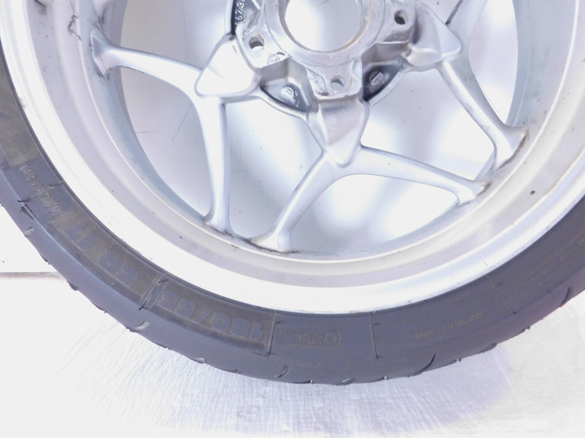 2005-2013 BMW R1200RT R1200ST R1200 RT ST R900RT Silver Back Rear Wheel & Tire - C3 Cycle