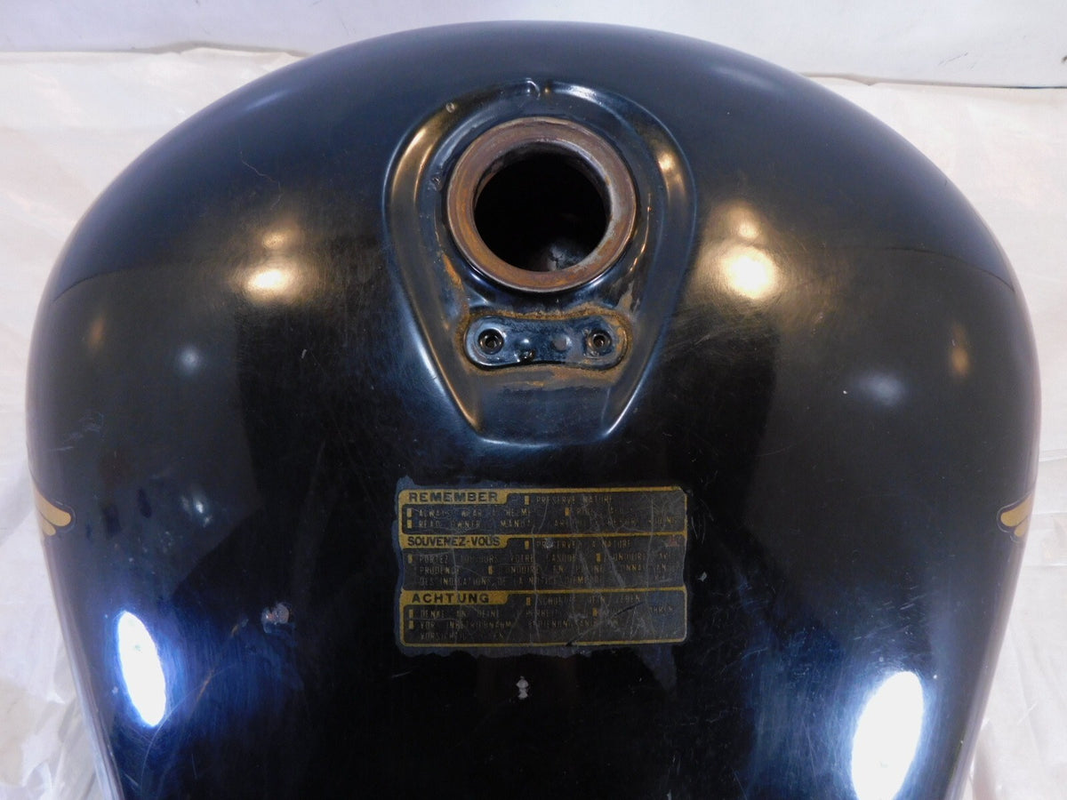 1983 83 Honda Shadow 750 VT750 Black Fuel Gas Petrol Tank Reservoir Holding Cell - C3 Cycle