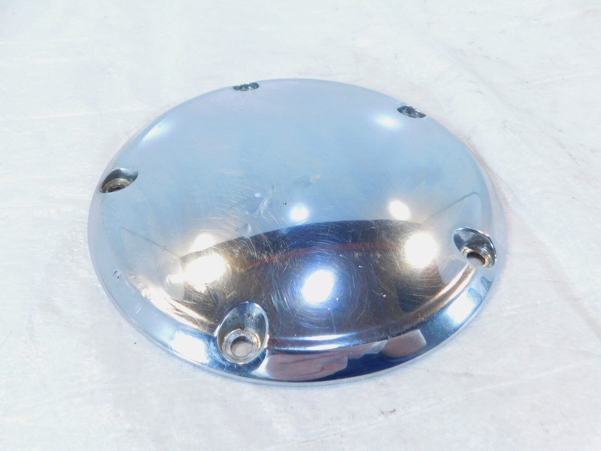 Harley Davidson Twin Cam Touring Dyna Softail Chrome Derby Clutch Cover 25415-99 - C3 Cycle