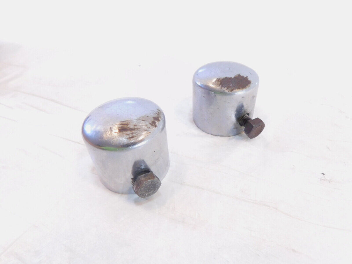 Pair Harley Davidson Touring Dyna Softail & Sportster Front Axle Nut Covers