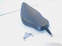 Harley Sportster 1200 & 883 Rough Crafts Diamond Stitch Front Rider Solo Seat - C3 Cycle