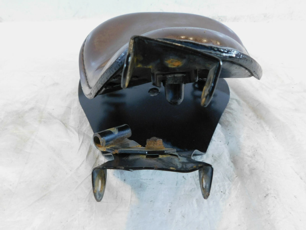 2008 08 Harley Davidson Sportster 883 Low Brown Solo Bobber Chopper Spring Seat - C3 Cycle