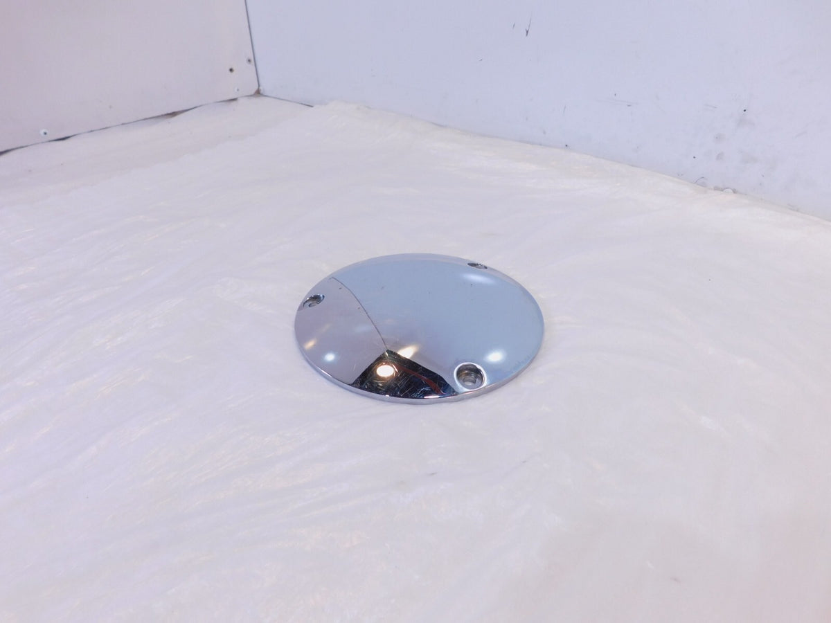 Harley Evo Softail Dyna & FXR Left Engine Motor Chrome Derby Clutch Cap Cover - C3 Cycle